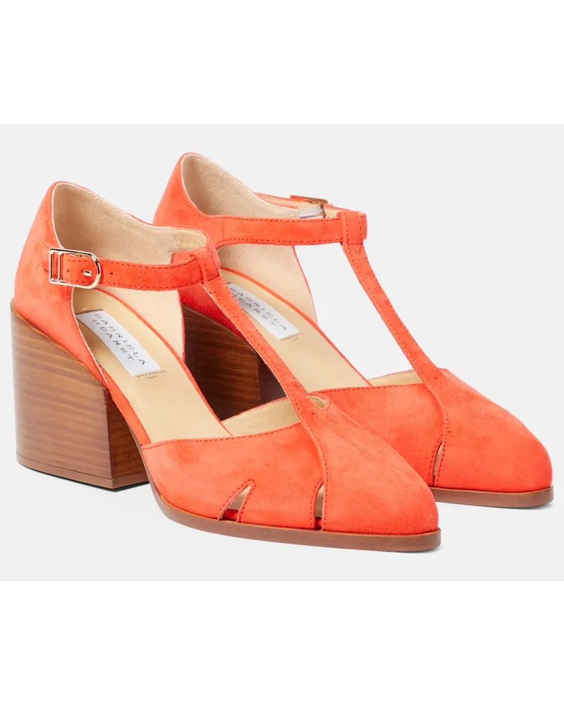 Gabriela Hearst Pumps Hawes in suede Arancione