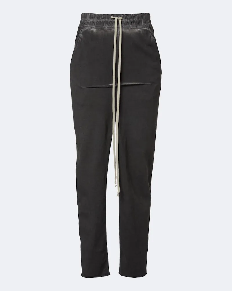 Rick Owens DRKSHDW – Gonna lunga Sliced Pillar in cotone Nero