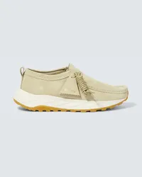 Clarks Sneakers Walla Eden Lo in suede Beige