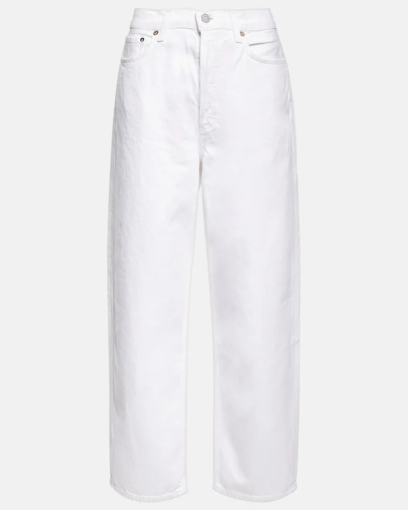 AGOLDE Jeans Dara a gamba larga Bianco