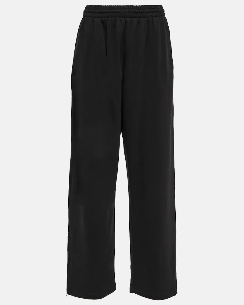 WARDROBE.NYC x Hailey Bieber - Pantaloni sportivi HB in pile di cotone Nero