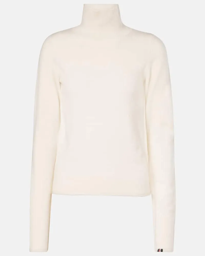 extreme cashmere Pullover Audrey in misto cashmere Bianco