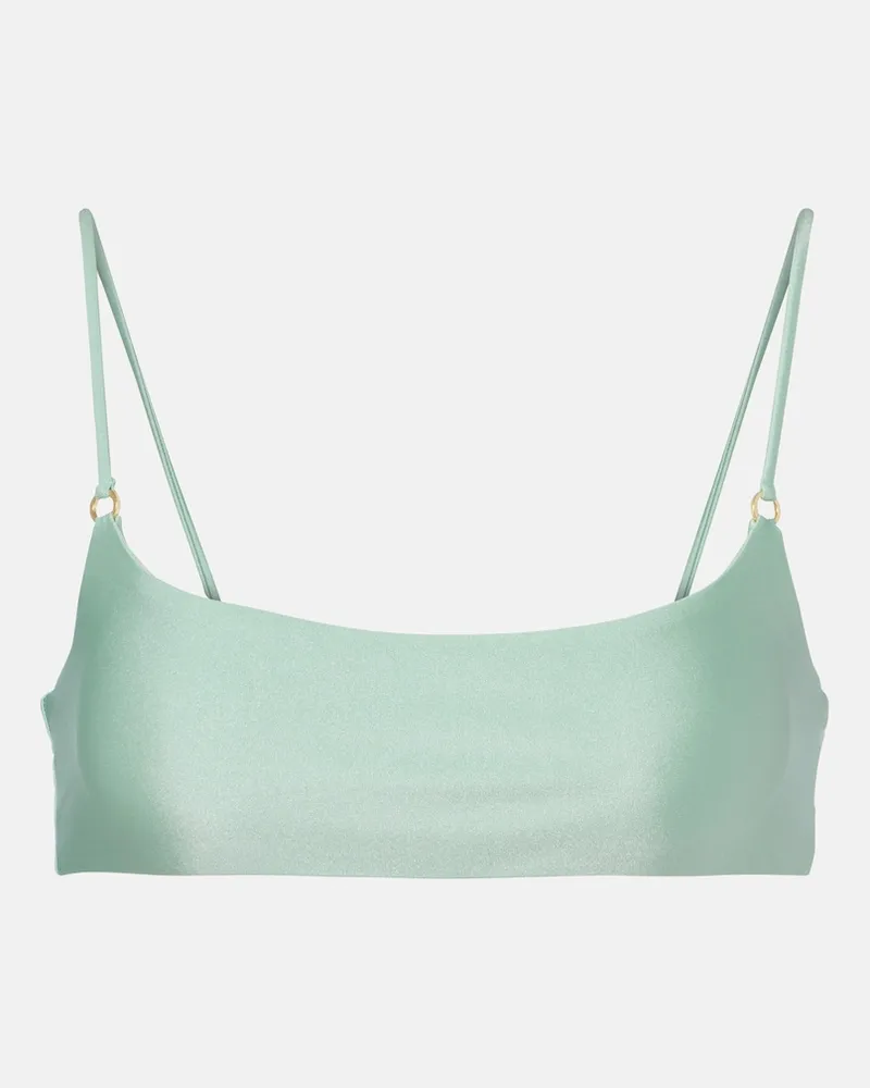 JADE SWIM Top bikini Hinge Verde