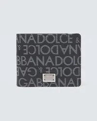 Dolce & Gabbana Portafoglio con logo Grigio