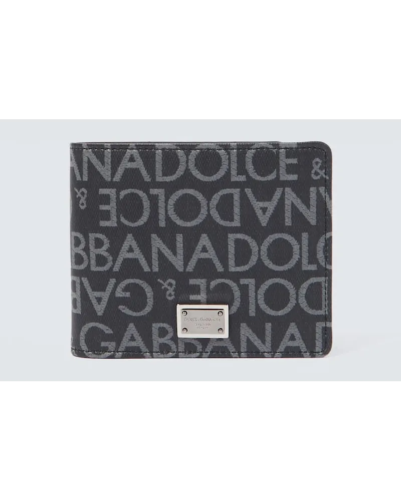 Dolce & Gabbana Portafoglio con logo Grigio