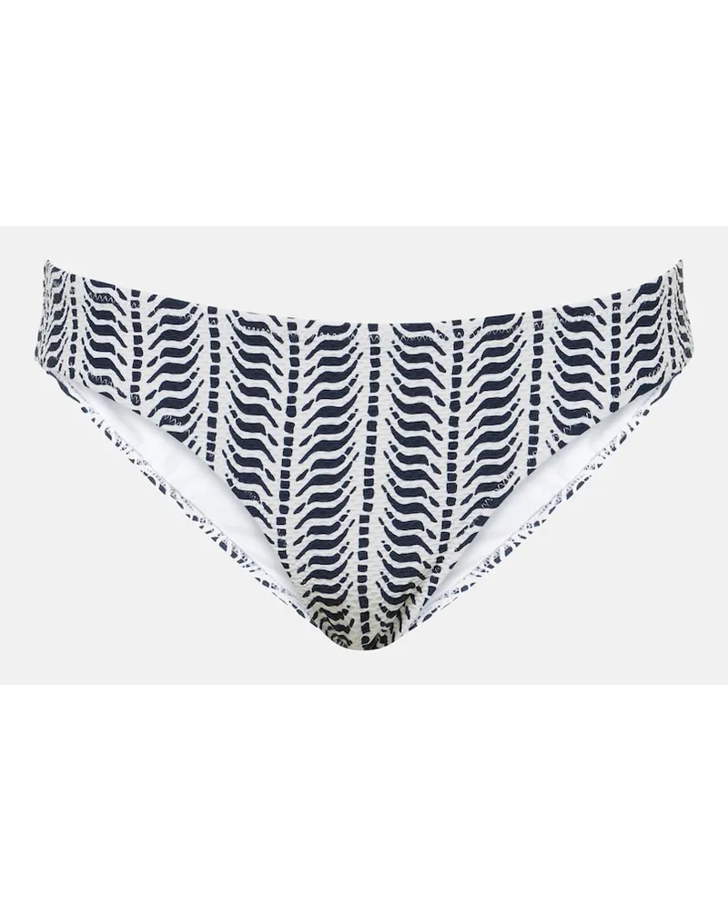 Heidi Klein Slip bikini Indigo Urchin a vita bassa Multicolore