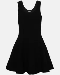 Alaïa Alaïa Miniabito con stampa coccodrillo Nero