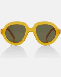 Loewe Occhiali da sole rotondi Giallo