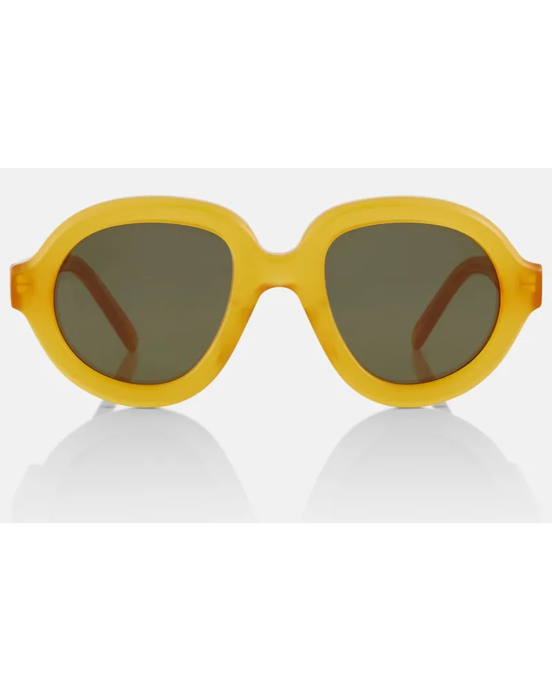 Loewe Occhiali da sole rotondi Giallo