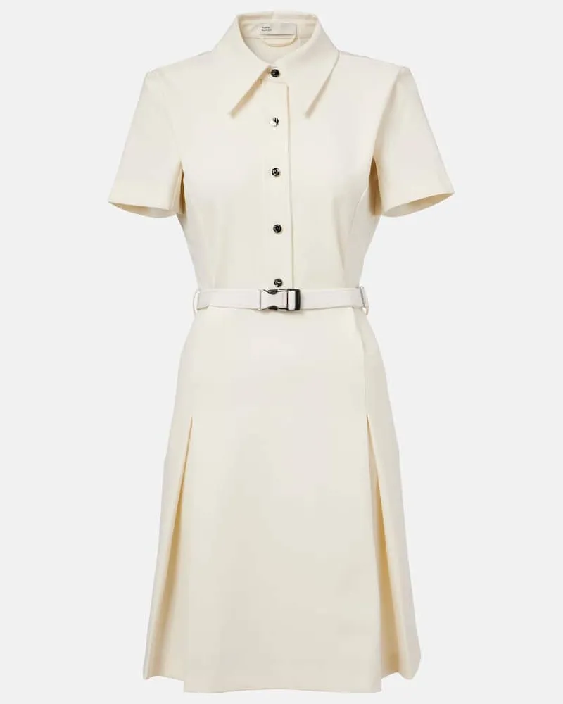 Tory Burch Abito chemisier con cintura Bianco