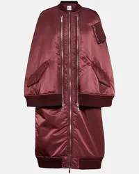 Noir Kei Ninomiya Cappotto imbottito Rosso