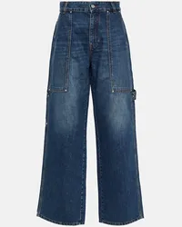 Stella McCartney Jeans cargo in cotone Blu