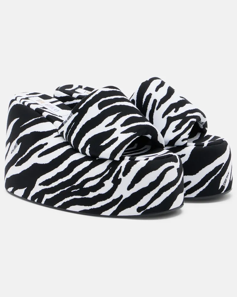 ATTICO Sandali platform Mochi Nero