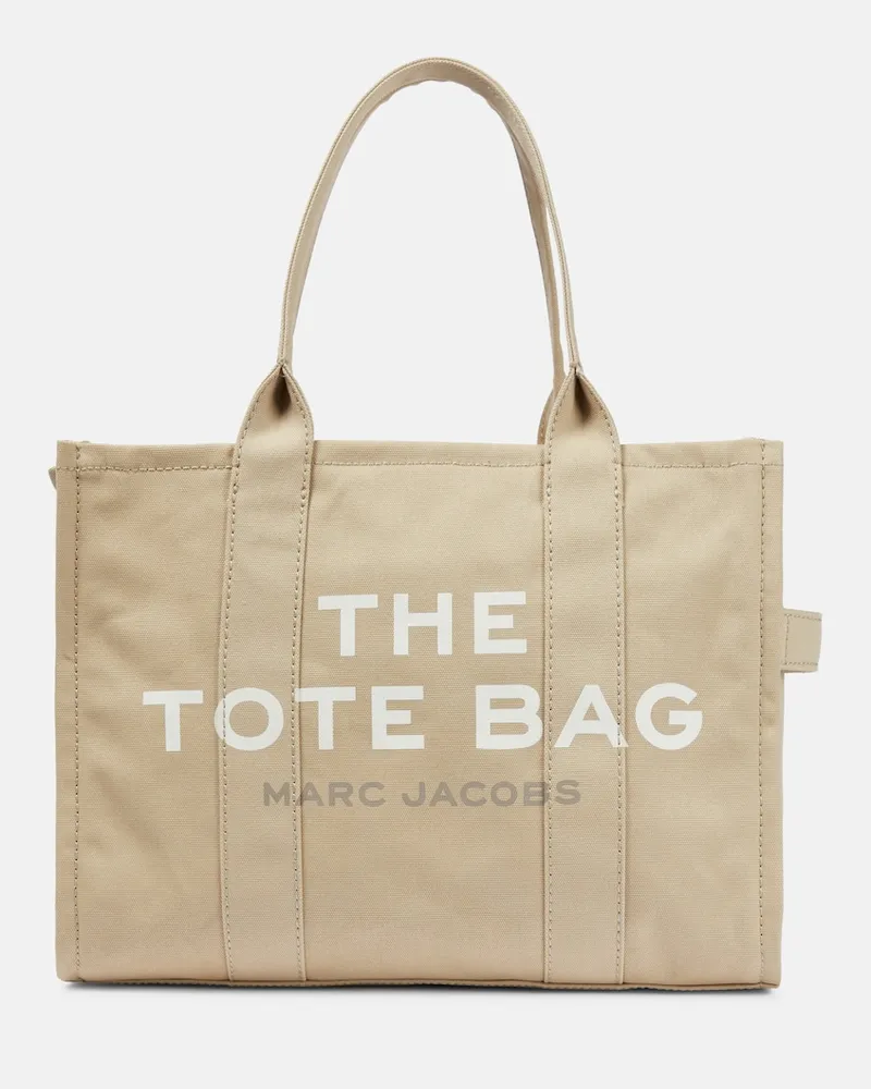 Marc Jacobs Borsa The Large in canvas Beige