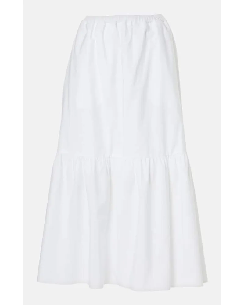 Patou Gonna lunga in cotone Bianco
