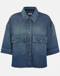 KHAITE Camicia di jeans Mahsha Blu