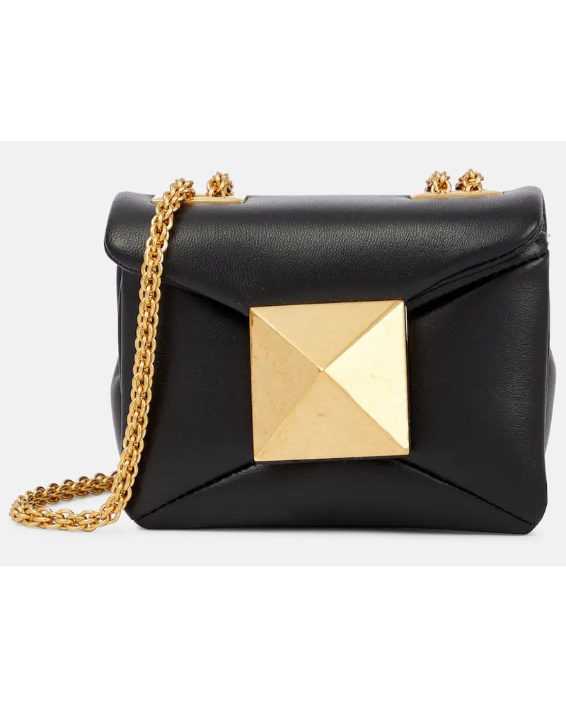 Valentino Garavani Borsa a tracolla One Stud Micro in pelle Oro