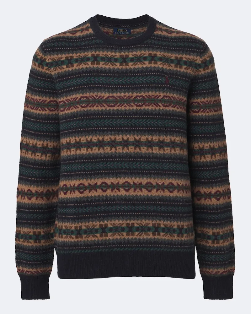 Ralph Lauren Pullover Fair Isle in lana Multicolore
