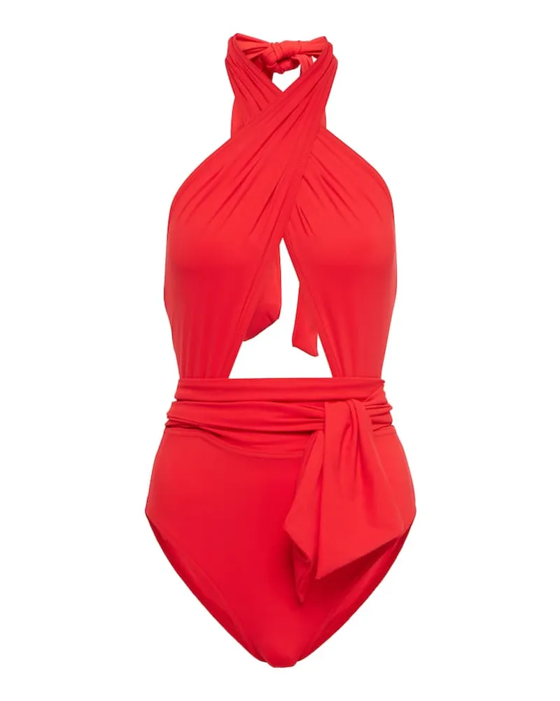 Karla Colletto Costume intero Rosso