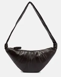 Christophe Lemaire Borsa a spalla Croissant in pelle Marrone