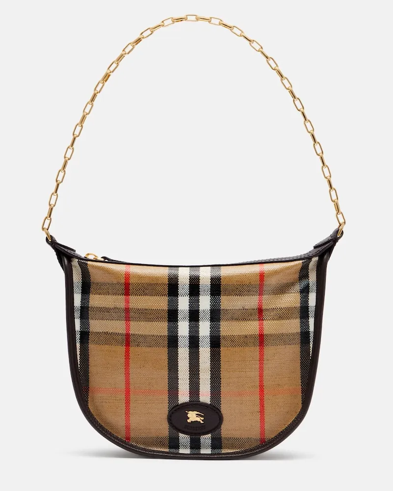 Burberry Borsa a spalla Highlands Mini Burberry Check Multicolore