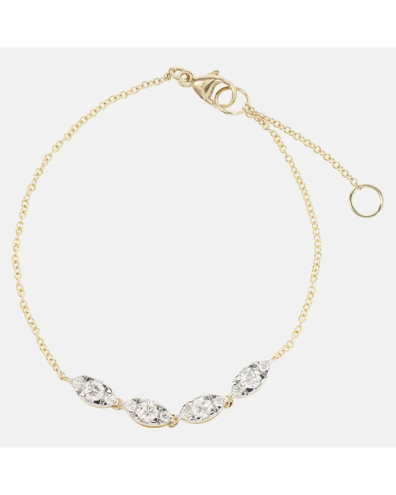 Stone & Strand Bracciale Muse in oro 10kt con diamanti Oro