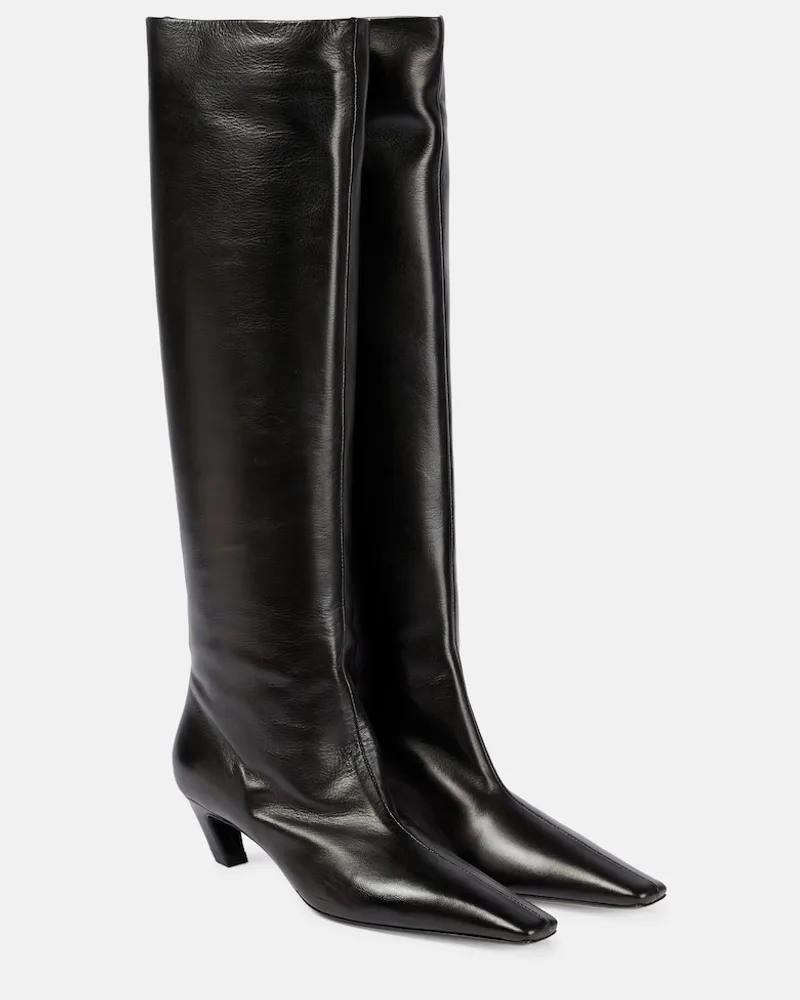 KHAITE Stivali Davis in pelle Nero