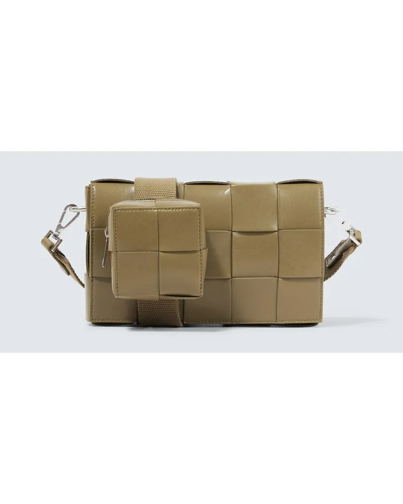 Bottega Veneta Borsa a tracolla Cassette in pelle Marrone
