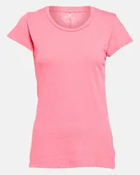 Velvet T-shirt Odelia in jersey di cotone Rosa