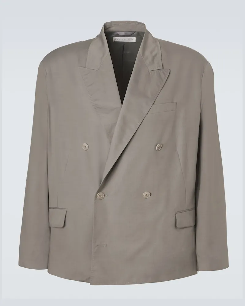 Our Legacy Blazer doppiopetto Halt Grigio