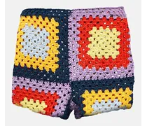 x No Vacancy Inn - Shorts in crochet di cotone