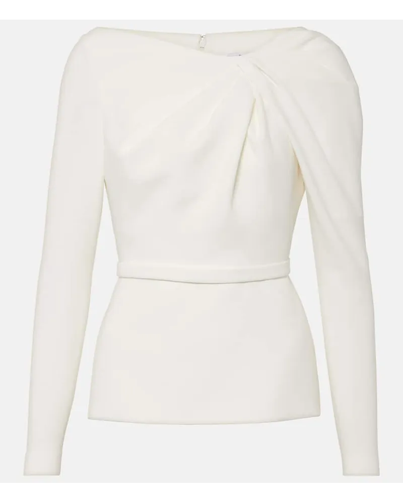 Safiyaa Top Manya in crÃªpe Bianco