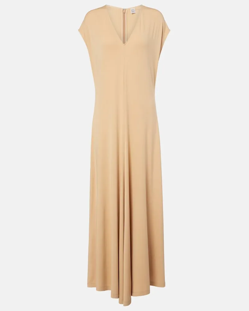Totême Abito lungo in jersey Beige
