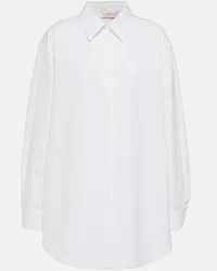 Valentino Garavani Camicia oversize in cotone Bianco