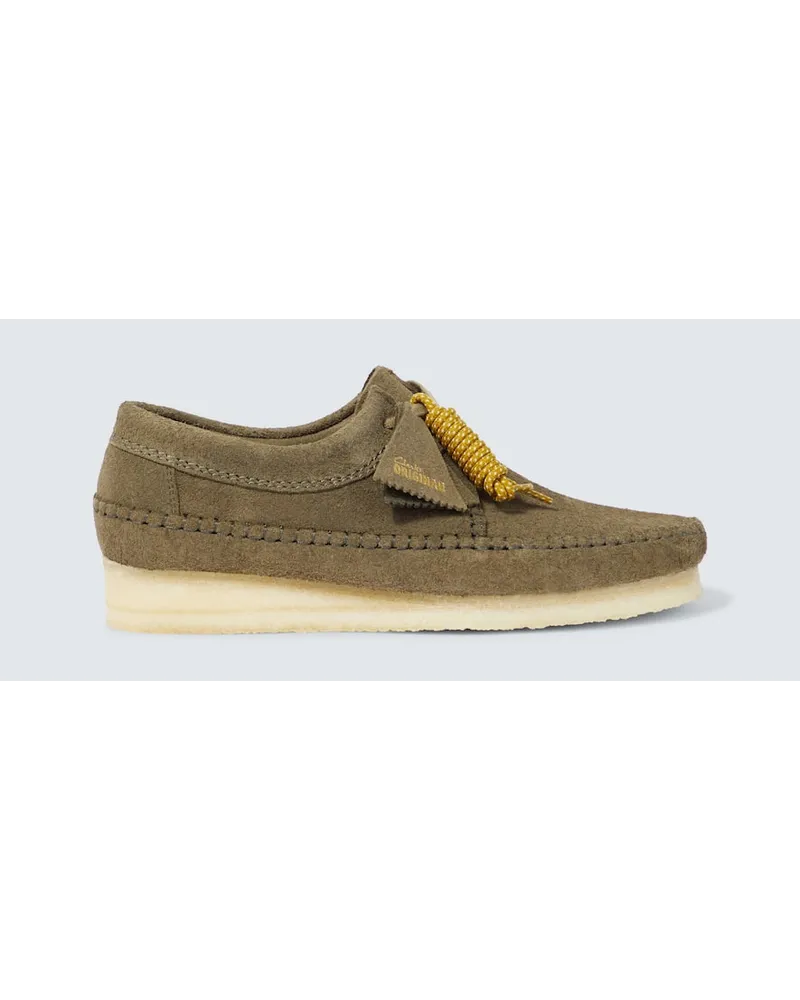 Clarks Sneakers Weaver in suede Neutro