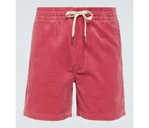 Shorts Prepster in velluto a coste