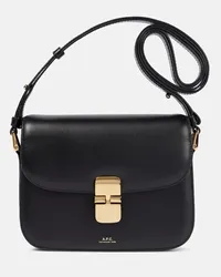 A.P.C. Borsa a tracolla Grace in pelle Nero