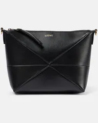 Loewe Clutch Puzzle Fold in pelle Nero