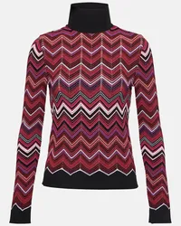 Missoni Dolcevita in maglia a zig-zag Multicolore