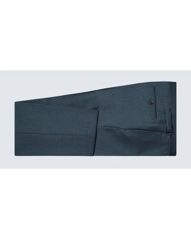 Tom Ford Abito Shelton in lana e mohair Blu