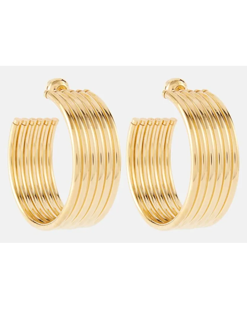 Alaïa AlaÃ¯a Orecchini a cerchio Loop Oro