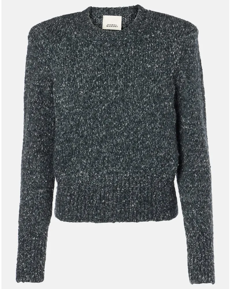 Isabel Marant Pullover Kalogb con scollo bardot Grigio