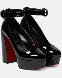 Christian Louboutin Pumps Movida Strap con plateau Nero