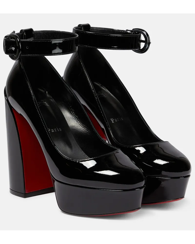 Christian Louboutin Pumps Movida Strap con plateau Nero