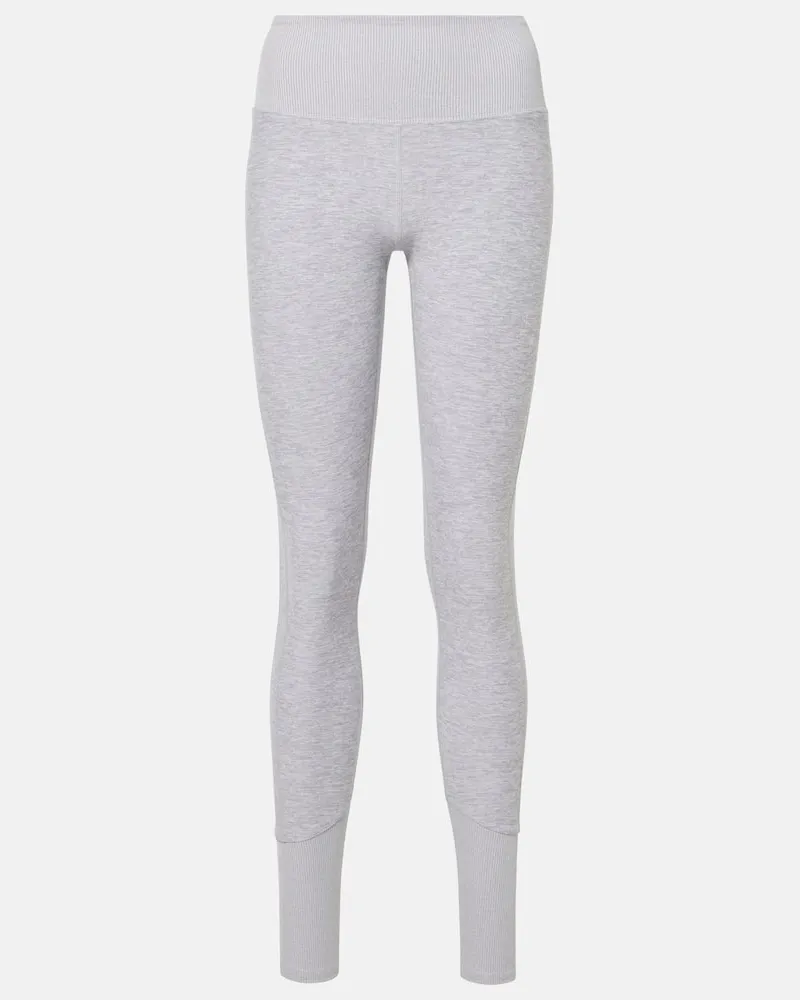alo Leggings Alosoft Lounge a vita alta Grigio