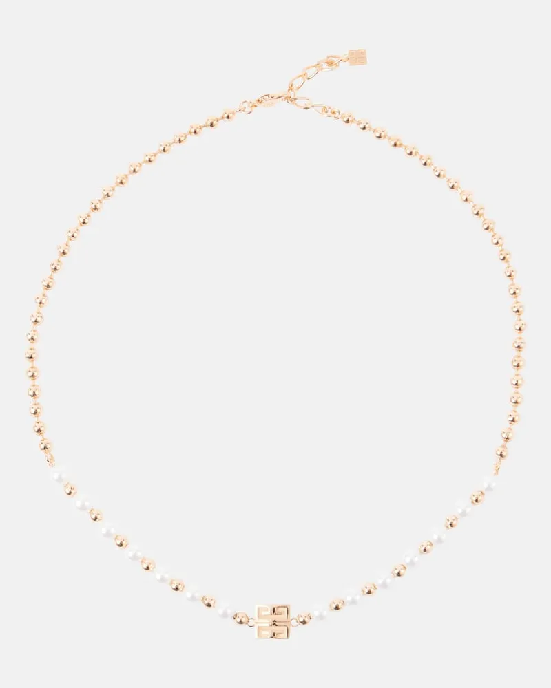 Givenchy Collana 4G con perle bijoux Oro