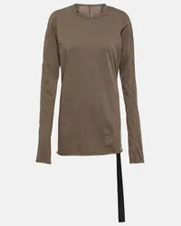 Rick Owens DRKSHDW - Top in jersey di cotone Beige