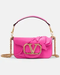 Valentino Garavani Borsa a spalla Locò Small in pelle Rosa