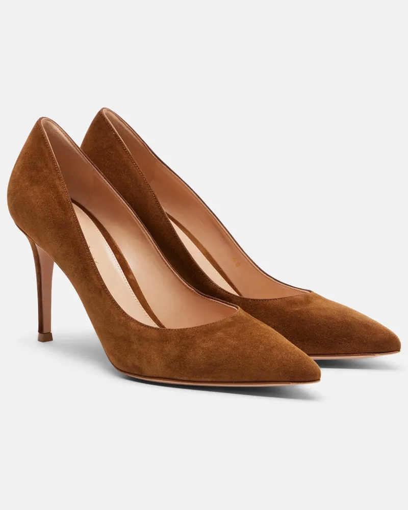 Gianvito Rossi Pumps Gianvito in suede Marrone
