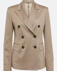 Max Mara Blazer doppiopetto Zirlo Marrone